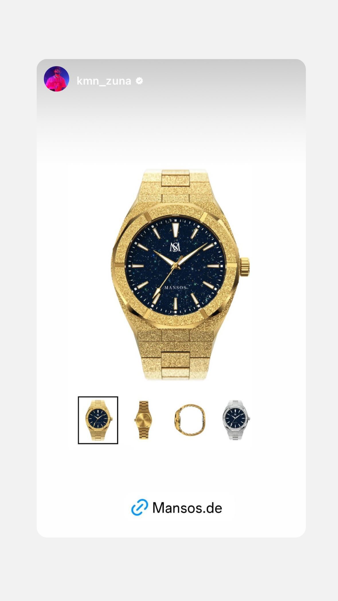 Galaxy Mansos (Special Edition Full 18Karat Gold + Inner Diamonds)